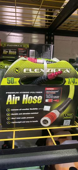 Flexzilla 1/4” 50’ air hose only asking $65 (financing available)