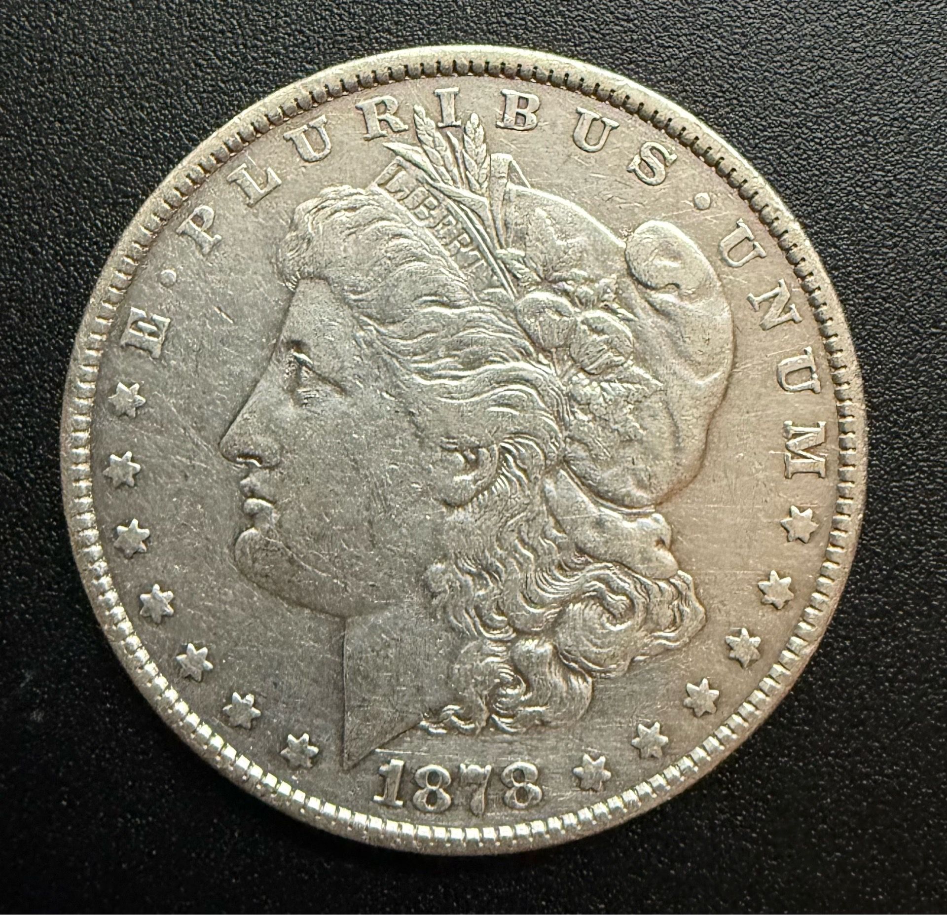 1878 Morgan Silver Dollar VF condition