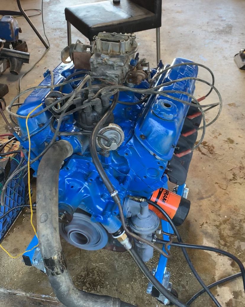 Ford 302 Engine Rebuilt Running & C4 Transmission 