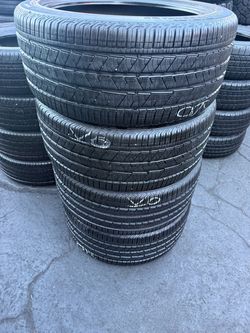 4 tires 285-40-22 continental good condition $350 all four mounted and balanced