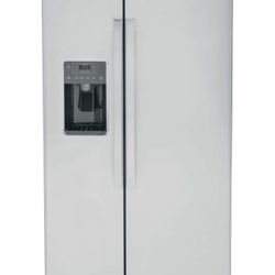 GE 25.3 Cu Ft Side By Side Refrigerator 