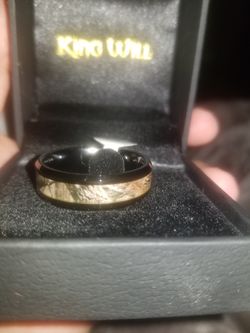 Size 14.5 camo tungsten ring brand new with tags