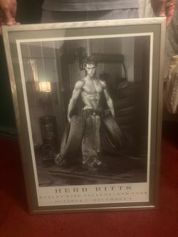 Herb Ritts Staley-Wise Gallery Framed Exhibition Poster