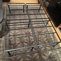 Full Size Metal Bed Frame - 14” Tall - Black - Great Condition - All Bolts & Nuts Included - Sturdy
