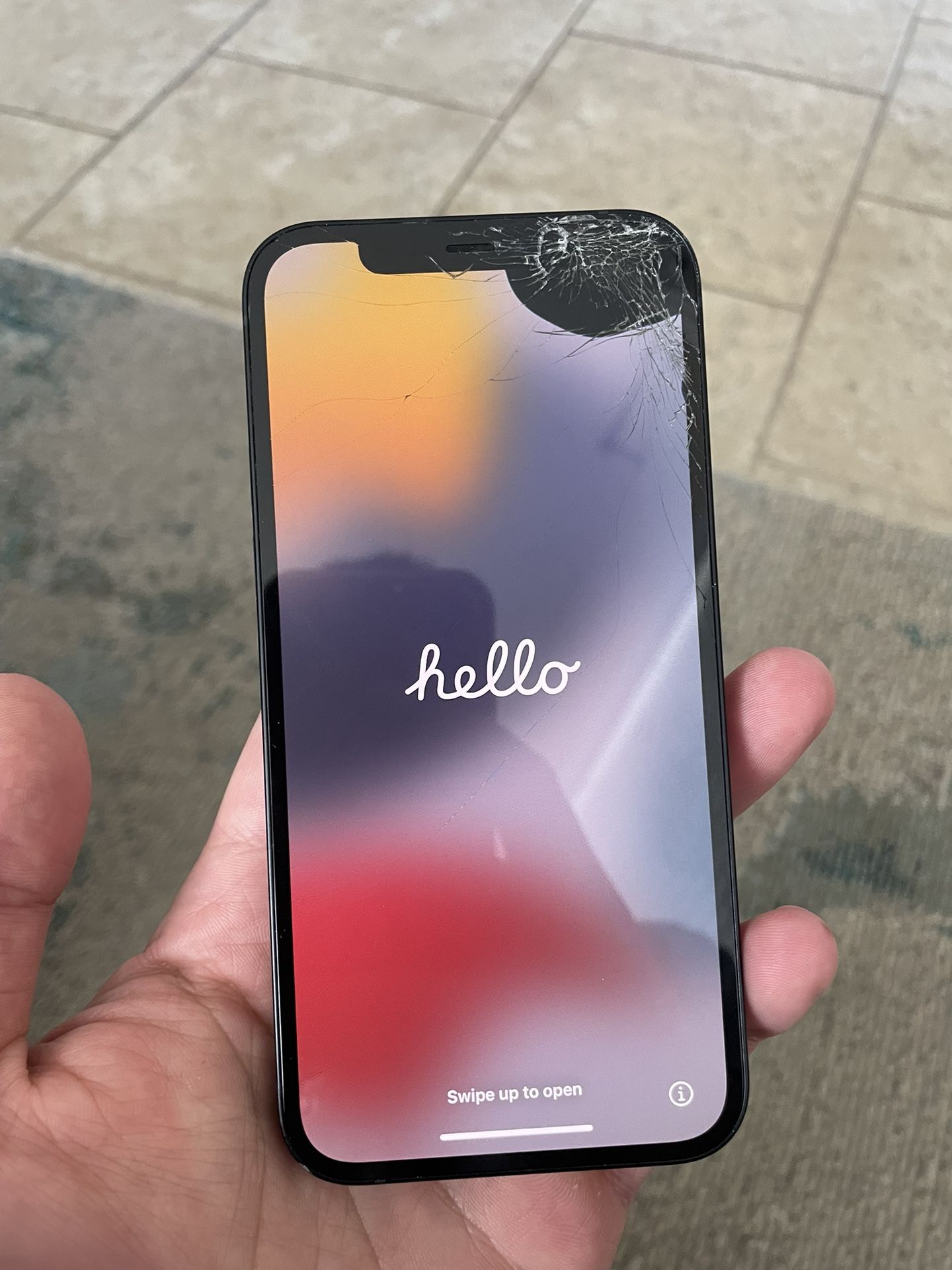 iPhone 12 64gb (unlocked) - Cracked Screen