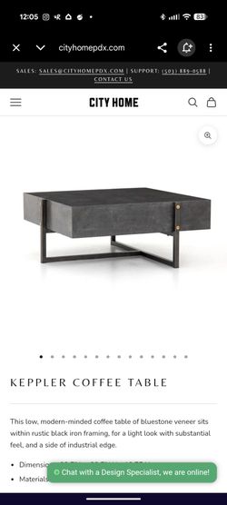 Keppler square coffee table