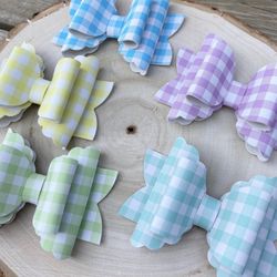 Spring Time Leather Bows