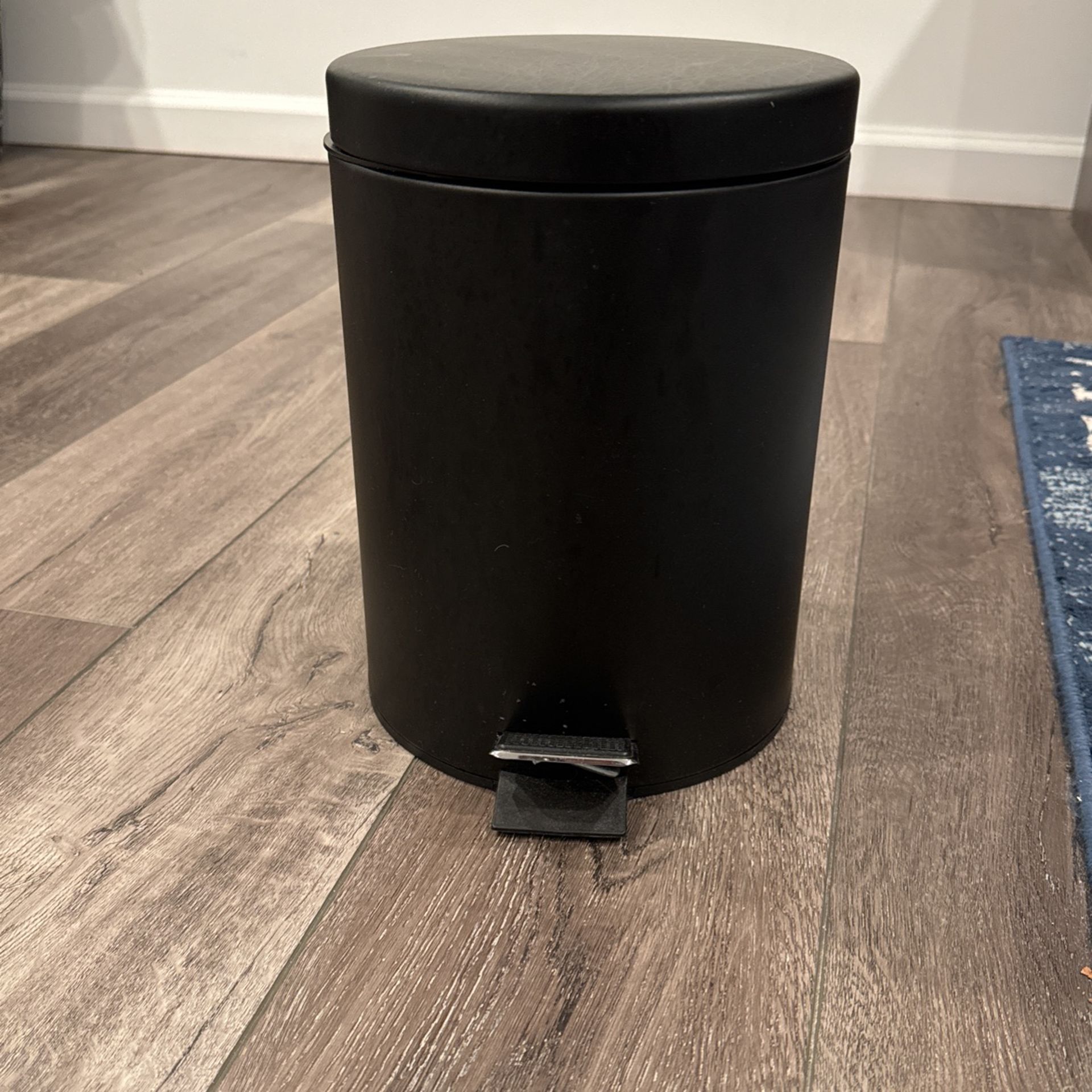 Black Trash Can
