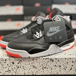 Nike Air Jordan 4 Reimagined Bred Size 7Y