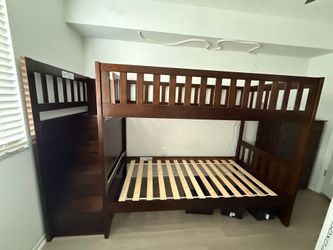 Bunk bed with storage