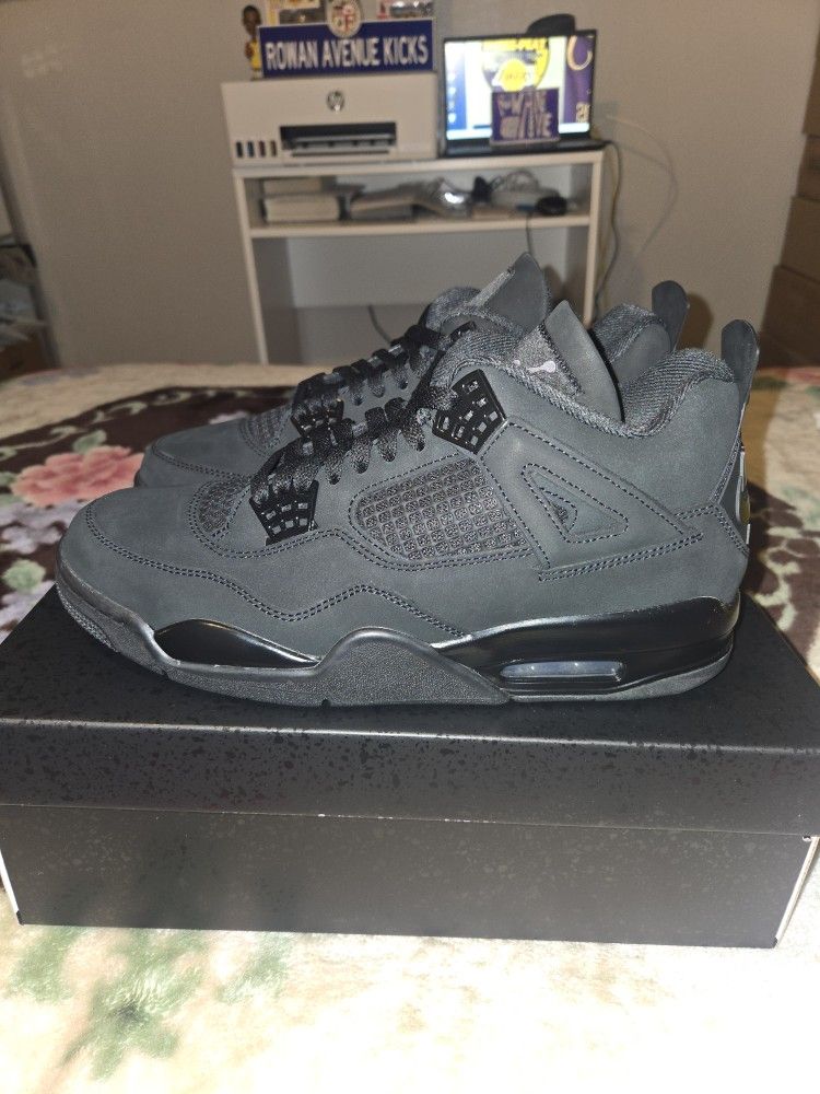 Air Jordan 4 Retro Black Cat Size 10.5M Brand New DS