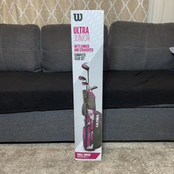 Wilson Ultra JR Complete Junior Golf Club Set right handed - Suggested Ages: 5 - 8