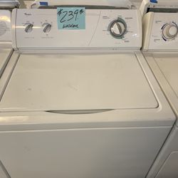 Whirlpool Washing Machine Washer White Great Condition  .   Warehouse pricing.  Warranty . Delivery Available . 2522 Market st. 33901 