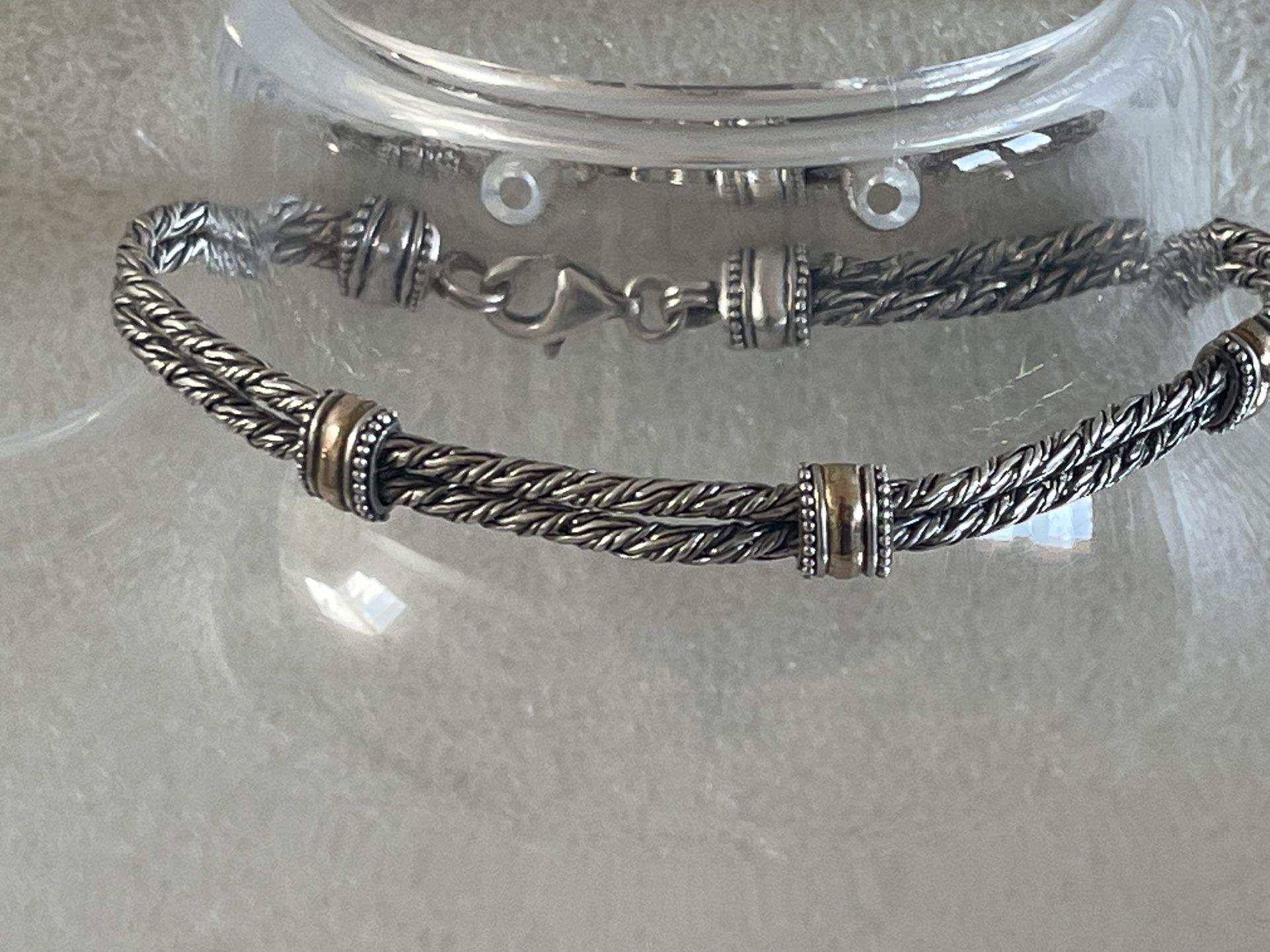 Beautiful Double Rope stealing silver chain