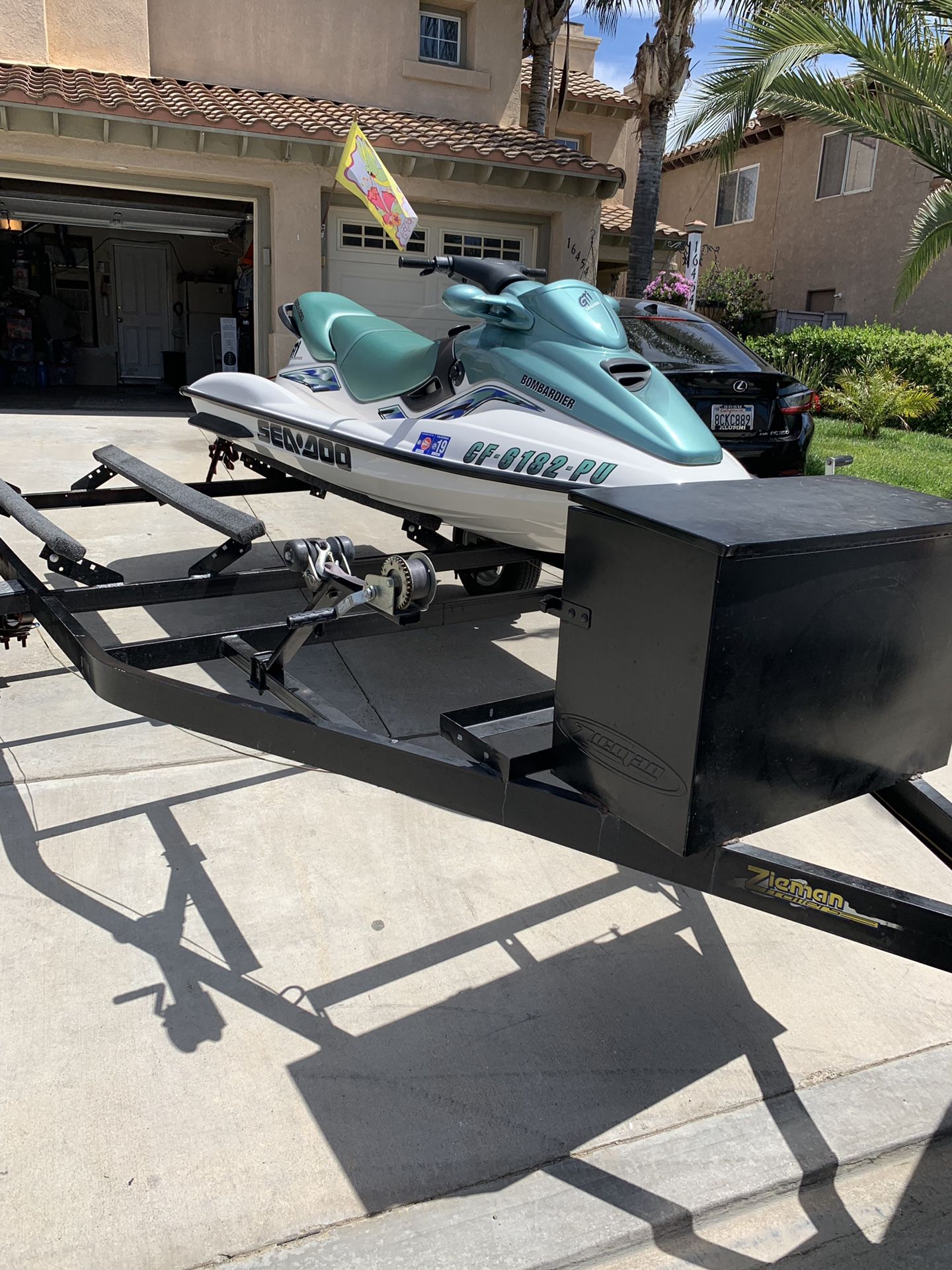 Zieman double jet ski trailer. for Sale in Moreno Valley, CA OfferUp