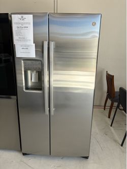 THIS WEEK ONLY⏳ SCHOOLS OUT SUMMER DEAL GET 50% OFF  on a 21.9 Cu Ft Side by Side Counter Depth Refrigerator