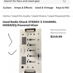 Stero 3 Channel Mixer