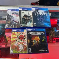 PS4 Games *PRICES IN DESCRIPTION PLEASE READ*
