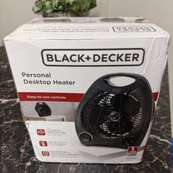 New In Box, Never Opened!  BLACK+DECKER Personal Desktop Heater and Fan