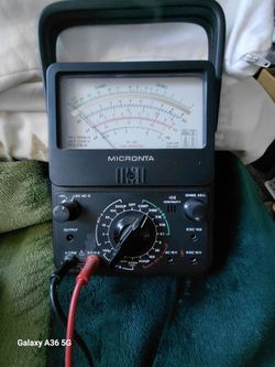 Micronta Analog Multimeter with Test Leads