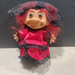 Russ Trolls Around The World My Lucky Troll From Spain Troll Doll 5” Red Hair ( Plush Box )