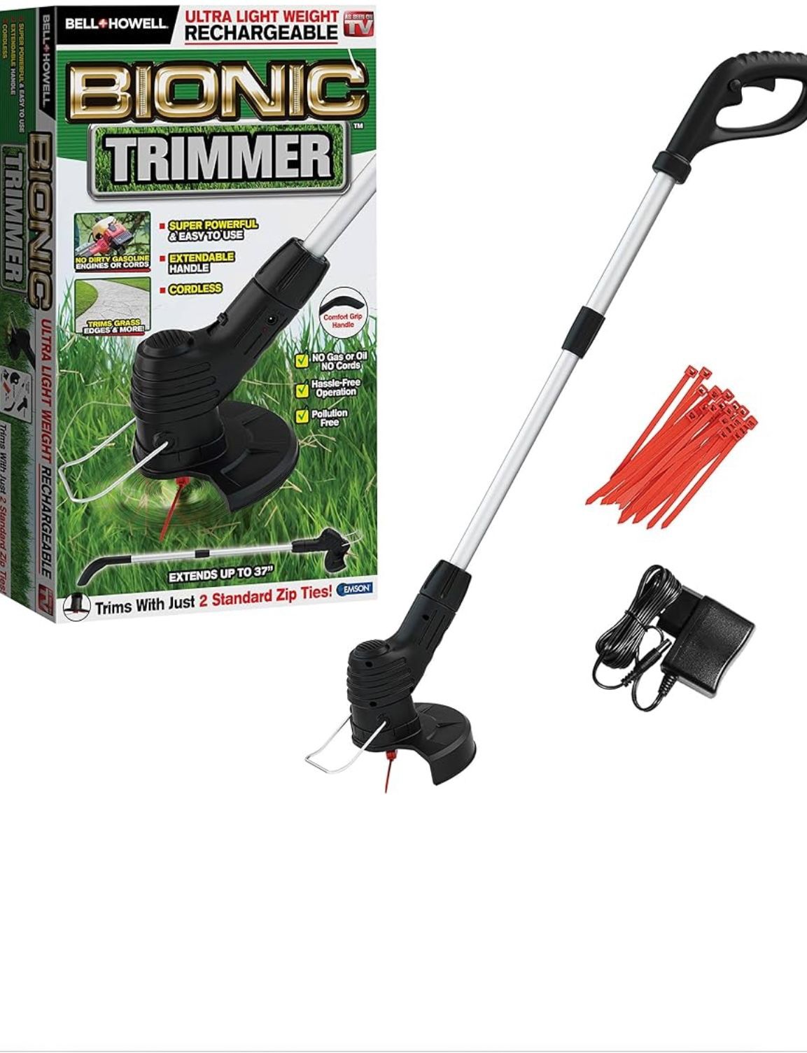 Bell Howell Bionic Ultra Lightweight Rechargeable Trimmer Seen On Tv New In Box