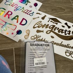 Graduation Game And Stickers 