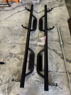 For 2015-2025 GMC Canyon Chevy Colorado Crew Cab Running Boards Bars Side Step