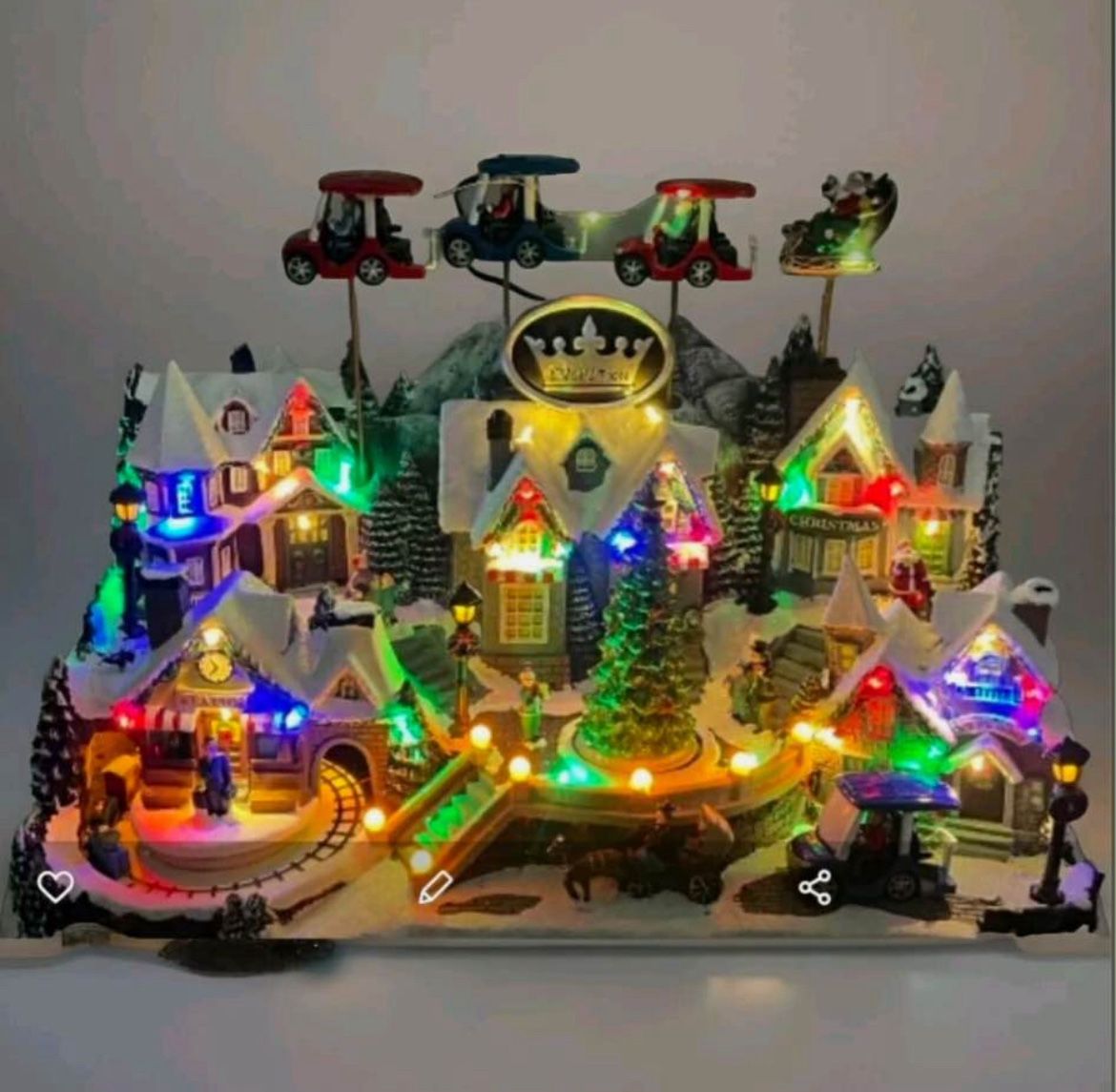 Evolution Electric Golf Vehicle Christmas Village