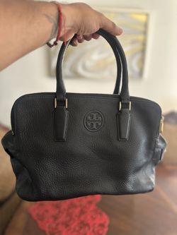 Tory Burch Large Tote. Black Leather