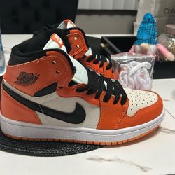 Nike Jordan 1s Black And Orange 