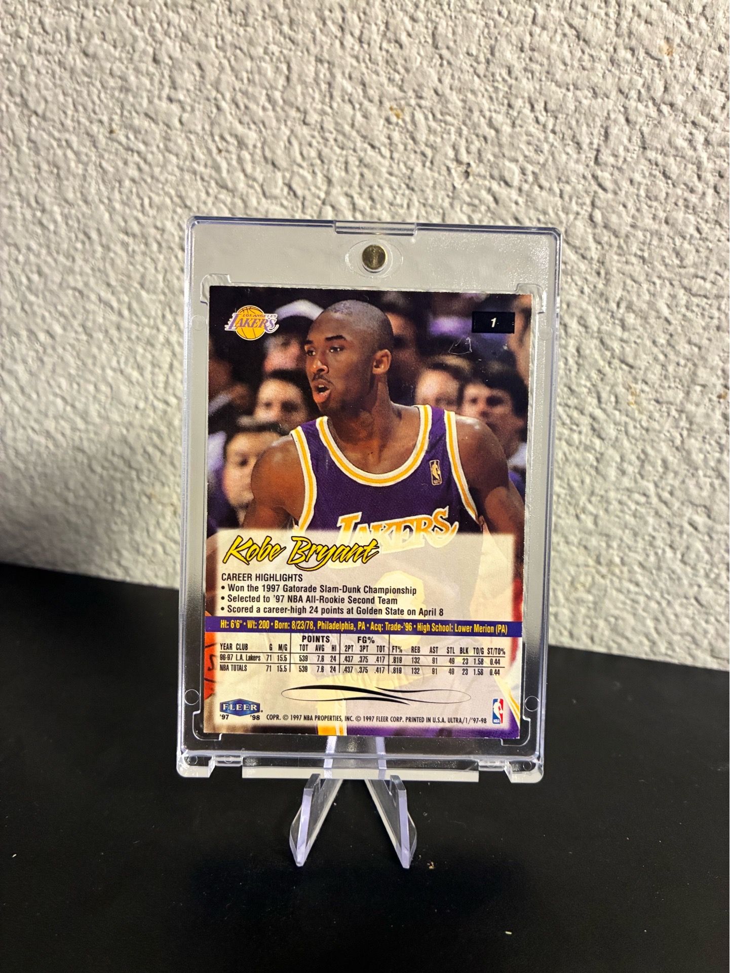 Kobe Bryant 2nd year dunking