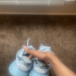Light blue balenciaga tracks comes with box