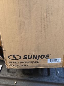 SUNJOE 2100 power washer