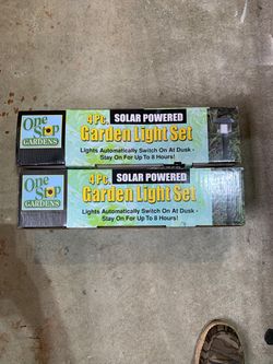 Solar powered garden light