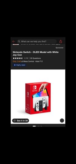 Nintendo switch OLED