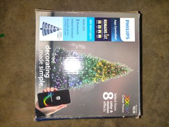 Phillips LED Mini Christmas Tree Lights App Controlled
