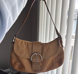 Authentic light brown vintage Coach Soho
