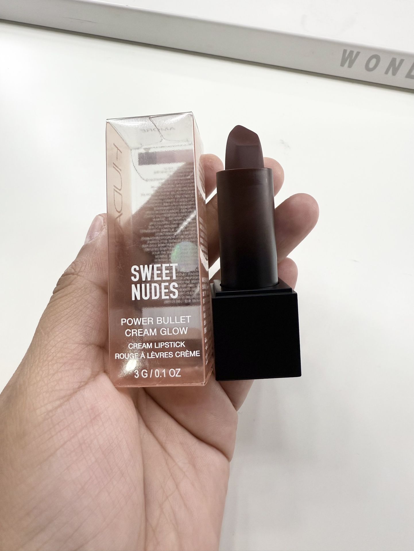 Huda Beauty Power Bullet Amore Cream Glow Hydrating Lipstick