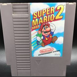 Super Mario Bros Brothers Two 2 NES Nintendo Entertainment System Game Cartridge