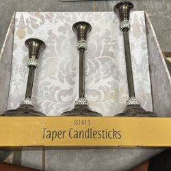 Candlesticks Set Of 3