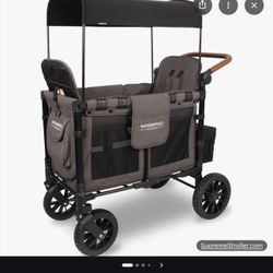 Wonderfold W2 Luxe 2 Double Stroller Wagon 