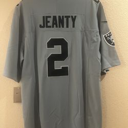 Ashton Jeanty #2 Raiders Grey Jersey Vapor Limited Edition Size XL