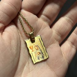 Gold plated Necklace 24Kgl Communion