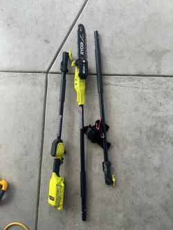 40v Ryobi pole saw 10” (Tool only)