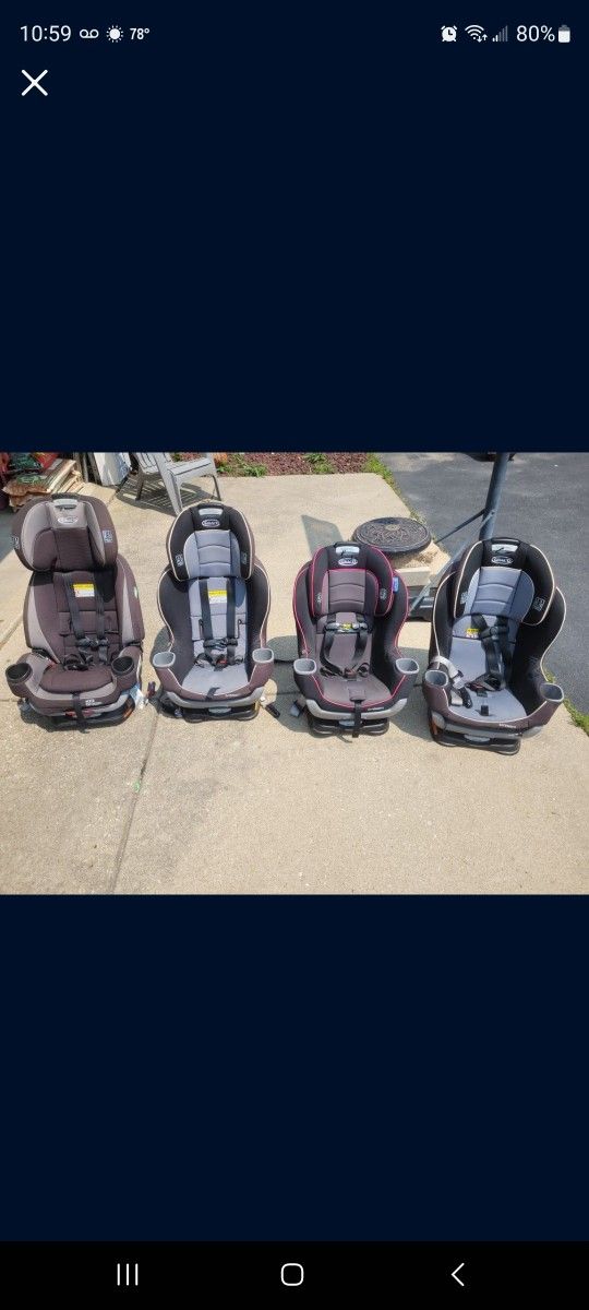 Graco Extend2fit car seats