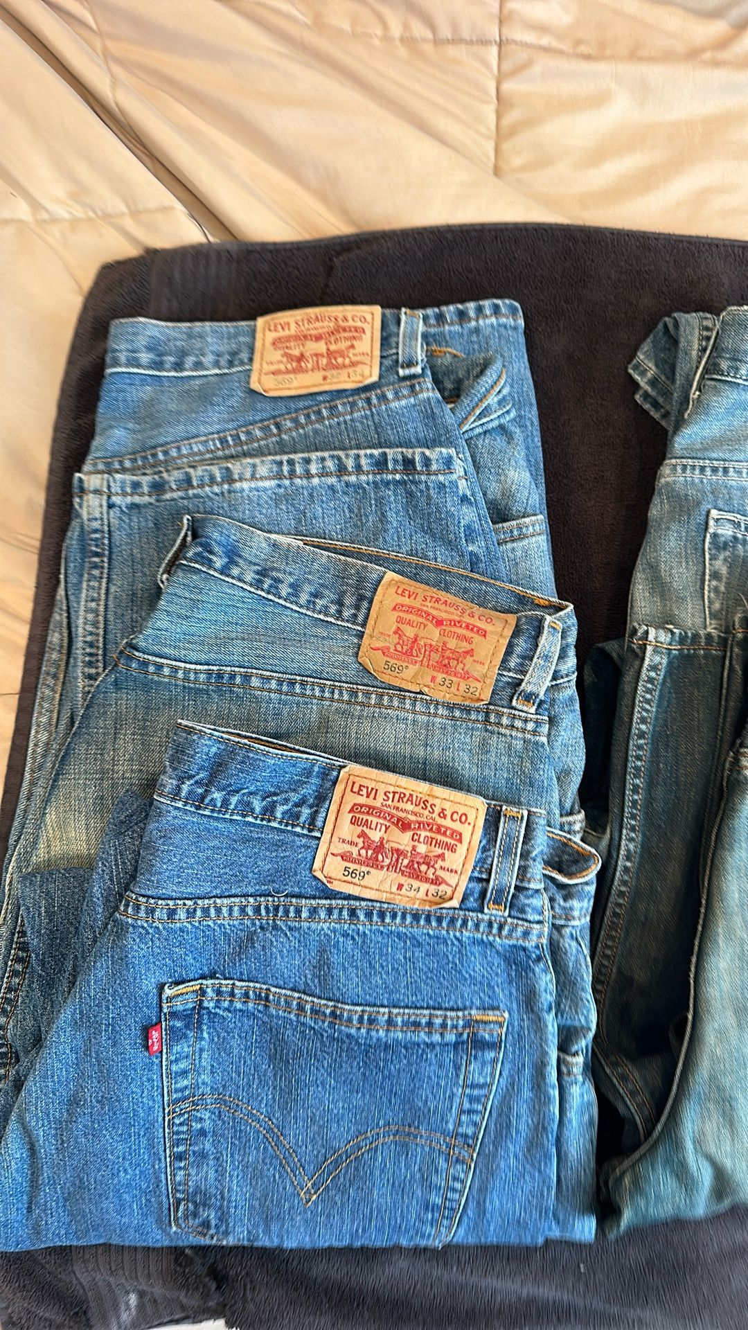 Men’s Jeans Levi & Silver Tab 8 Pairs