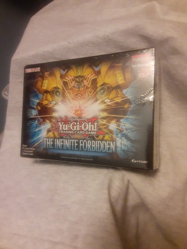 YUGIOH THE INFINITE FORBIDDEN 1ST EDITION 4 PACK BOX!