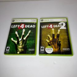 Left 4 Dead 1 and 2 Bundle (Microsoft Xbox 360) Clean Game Disc Tested Complete