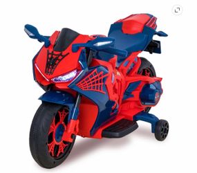 6V Spider-Man Motorcycle battery ride on